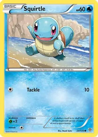 Squirtle 024  Plasma Storm - Common Plasma Storm Pokemon Single  Squirtle Squad Card Shop.