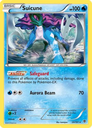 Suicune 020  Plasma Blast - Rare Plasma Blast Pokemon Single  Squirtle Squad Card Shop.