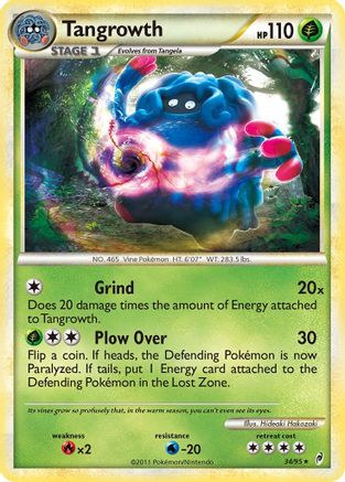Tangrowth  - Reverse Holofoil Call of Legends - Rare Call of Legends Pokemon Single  Squirtle Squad Card Shop.