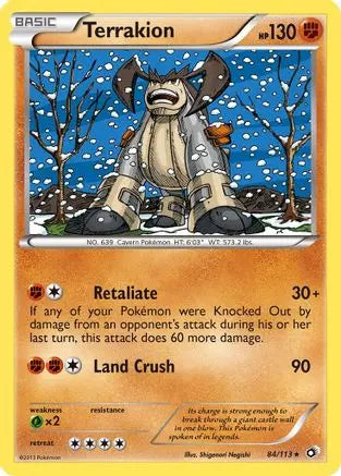 Terrakion  - Holofoil Legendary Treasures - Holo Rare Legendary Treasures Pokemon Single  Squirtle Squad Card Shop.