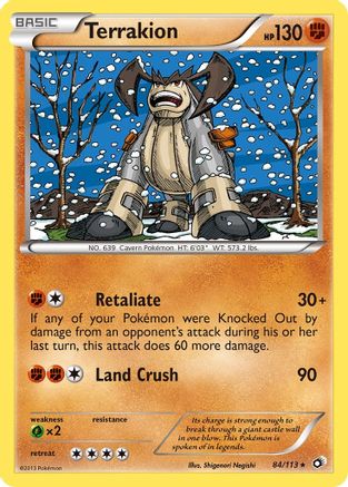 Terrakion  - Holofoil Legendary Treasures - Holo Rare Legendary Treasures Pokemon Single  Squirtle Squad Card Shop.