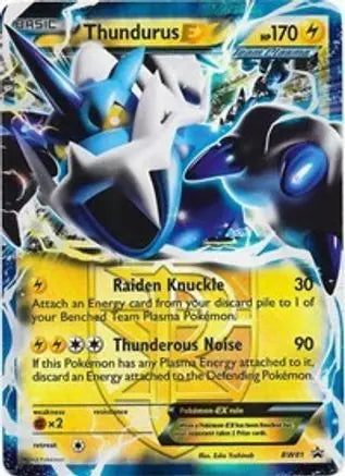 Thundurus EX (Team Plasma) (Team Plasma) - BW81 BW81  - Holofoil Black and White Promos - Promo Black and White Promos Pokemon Single  Squirtle Squad Card Shop.