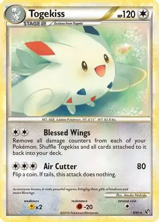 Togekiss  - Holofoil Undaunted - Holo Rare Undaunted Pokemon Single  Squirtle Squad Card Shop.