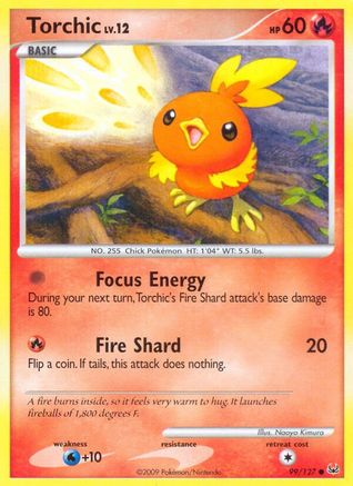 Torchic 099  Platinum - Common Platinum Pokemon Single  Squirtle Squad Card Shop.
