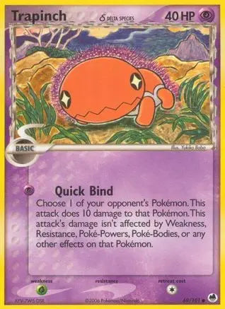 Trapinch (Delta Species) 069/101  Dragon Frontiers - Common