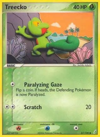 Treecko 067  Crystal Guardians - Common