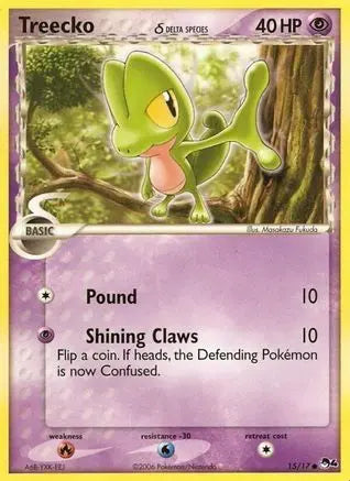 Treecko (Delta Species)  POP Series 4 - Common