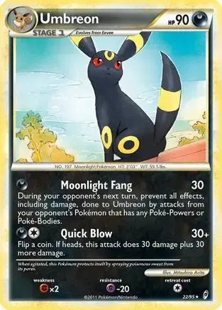 HeartGold & SoulSilver - Call of Legends - Umbreon 22/95 Holo