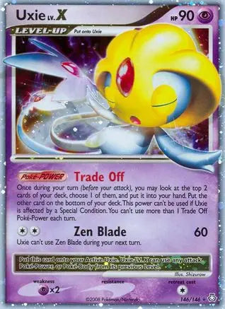 Uxie LV.X  - Holofoil Legends Awakened - Ultra Rare