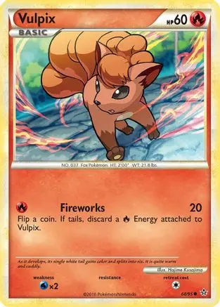 Vulpix  Unleashed - Common Unleashed Pokemon Single  Squirtle Squad Card Shop.