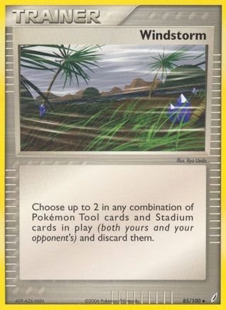 Windstorm 085  - Reverse Holofoil Crystal Guardians - Uncommon Crystal Guardians Pokemon Single  Squirtle Squad Card Shop.