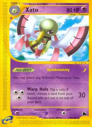 Xatu (35)  Skyridge - Rare Skyridge Pokemon Single  Squirtle Squad Card Shop.