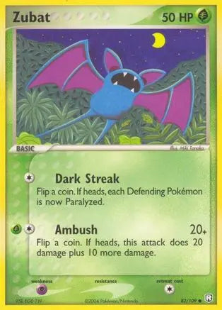 Zubat 082  Team Rocket Returns - Common