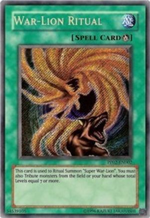 War-Lion Ritual (ScR) (PP02-EN002) - Premium Pack 2 Unlimited Premium Pack 2 Yugioh Single  Squirtle Squad Card Shop.
