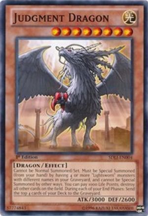Judgment Dragon (SDLI-EN004) - Structure Deck: Realm of Light 1st Edition Structure Deck: Realm of Light Yugioh Single  Squirtle Squad Card Shop.