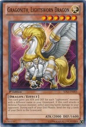 Gragonith, Lightsworn Dragon (SDLI-EN005) - Structure Deck: Realm of Light 1st Edition Structure Deck: Realm of Light Yugioh Single  Squirtle Squad Card Shop.