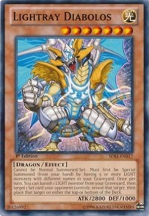 Lightray Diabolos (SDLI-EN017) - Structure Deck: Realm of Light 1st Edition Structure Deck: Realm of Light Yugioh Single  Squirtle Squad Card Shop.