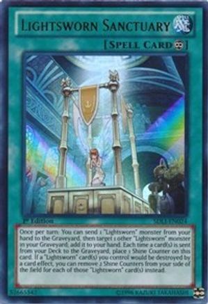 Lightsworn Sanctuary (SDLI-EN024) - Structure Deck: Realm of Light 1st Edition Structure Deck: Realm of Light Yugioh Single  Squirtle Squad Card Shop.