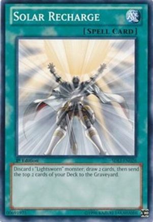 Solar Recharge (SDLI-EN026) - Structure Deck: Realm of Light 1st Edition Structure Deck: Realm of Light Yugioh Single  Squirtle Squad Card Shop.
