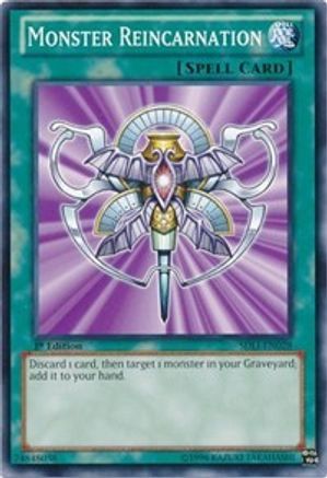 Monster Reincarnation (SDLI-EN028) - Structure Deck: Realm of Light 1st Edition Structure Deck: Realm of Light Yugioh Single  Squirtle Squad Card Shop.