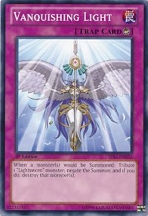 Vanquishing Light (SDLI-EN032) - Structure Deck: Realm of Light 1st Edition Structure Deck: Realm of Light Yugioh Single  Squirtle Squad Card Shop.