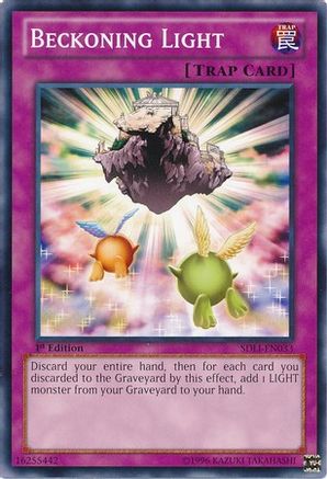 Beckoning Light (SDLI-EN033) - Structure Deck: Realm of Light 1st Edition Structure Deck: Realm of Light Yugioh Single  Squirtle Squad Card Shop.