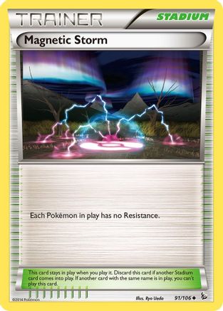 Magnetic Storm 091  XY  Flashfire - Uncommon XY - Flashfire Pokemon Single  Squirtle Squad Card Shop.