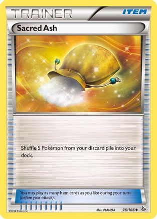 Sacred Ash 096  - Reverse Holofoil XY  Flashfire - Uncommon XY - Flashfire Pokemon Single  Squirtle Squad Card Shop.