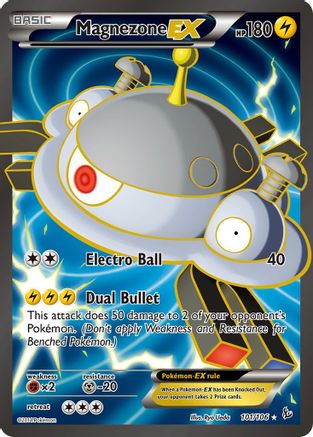 Magnezone EX (101 Full Art) (101 Full Art) 101  - Holofoil XY  Flashfire - Ultra Rare XY - Flashfire Pokemon Single  Squirtle Squad Card Shop.