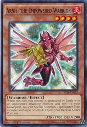 Arnis, the Empowered Warrior (YS14-EN013) - Super Starter: Space-Time Showdown 1st Edition Super Starter: Space-Time Showdown Yugioh Single  Squirtle Squad Card Shop.