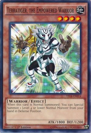 Terratiger, the Empowered Warrior (YS14-EN014) - Super Starter: Space-Time Showdown 1st Edition Super Starter: Space-Time Showdown Yugioh Single  Squirtle Squad Card Shop.