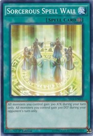 Sorcerous Spell Wall (YS14-EN021) - Super Starter: Space-Time Showdown 1st Edition Super Starter: Space-Time Showdown Yugioh Single  Squirtle Squad Card Shop.