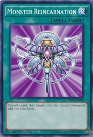 Monster Reincarnation (YS14-EN028) - Super Starter: Space-Time Showdown 1st Edition Super Starter: Space-Time Showdown Yugioh Single  Squirtle Squad Card Shop.