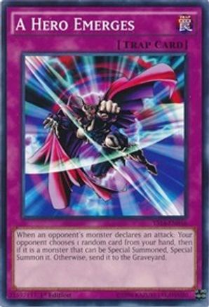 A Hero Emerges (YS14-EN036) - Super Starter: Space-Time Showdown 1st Edition Super Starter: Space-Time Showdown Yugioh Single  Squirtle Squad Card Shop.