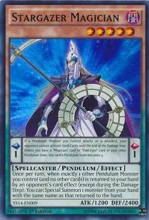 Stargazer Magician (YS14-EN009) - Super Starter: Space-Time Showdown 1st Edition Super Starter: Space-Time Showdown Yugioh Single  Squirtle Squad Card Shop.
