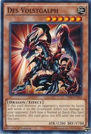 Des Volstgalph (YS14-ENA02) - Super Starter: Space-Time Showdown Power-Up Pack 1st Edition Super Starter: Space-Time Showdown Power-Up Pack Yugioh Single  Squirtle Squad Card Shop.