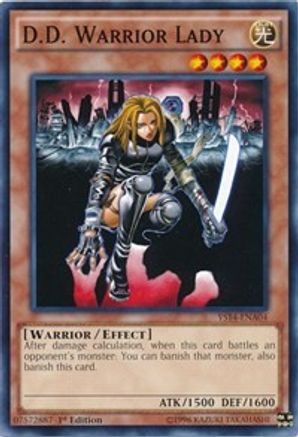 D.D. Warrior Lady (YS14-ENA04) - Super Starter: Space-Time Showdown Power-Up Pack 1st Edition Super Starter: Space-Time Showdown Power-Up Pack Yugioh Single  Squirtle Squad Card Shop.