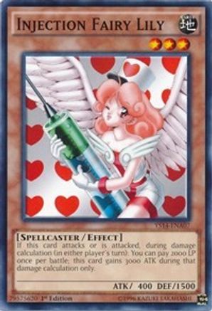 Injection Fairy Lily (YS14-ENA07) - Super Starter: Space-Time Showdown Power-Up Pack 1st Edition Super Starter: Space-Time Showdown Power-Up Pack Yugioh Single  Squirtle Squad Card Shop.