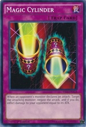 Magic Cylinder (YS14-ENA14) - Super Starter: Space-Time Showdown Power-Up Pack 1st Edition Super Starter: Space-Time Showdown Power-Up Pack Yugioh Single  Squirtle Squad Card Shop.