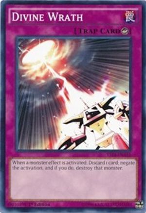 Divine Wrath (YS14-ENA15) - Super Starter: Space-Time Showdown Power-Up Pack 1st Edition Super Starter: Space-Time Showdown Power-Up Pack Yugioh Single  Squirtle Squad Card Shop.