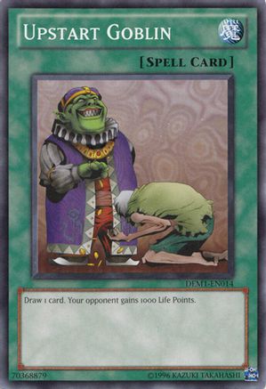 Upstart Goblin (DEM1-EN014) - Demo Pack Unlimited Demo Pack Yugioh Single  Squirtle Squad Card Shop.