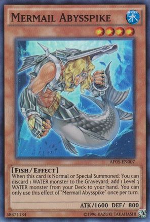 Mermail Abysspike (AP05-EN007) - Astral Pack 5 Unlimited Astral Pack 5 Yugioh Single  Squirtle Squad Card Shop.