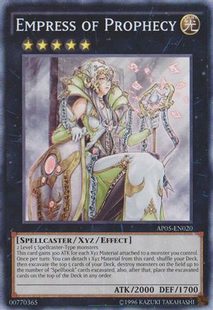 Empress of Prophecy (AP05-EN020) - Astral Pack 5 Unlimited Astral Pack 5 Yugioh Single  Squirtle Squad Card Shop.
