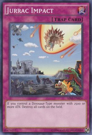 Jurrac Impact (AP05-EN026) - Astral Pack 5 Unlimited Astral Pack 5 Yugioh Single  Squirtle Squad Card Shop.