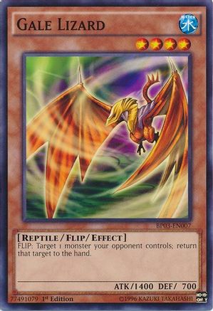 Gale Lizard (BP03-EN007) - Battle Pack 3: Monster League 1st Edition Battle Pack 3: Monster League Yugioh Single  Squirtle Squad Card Shop.