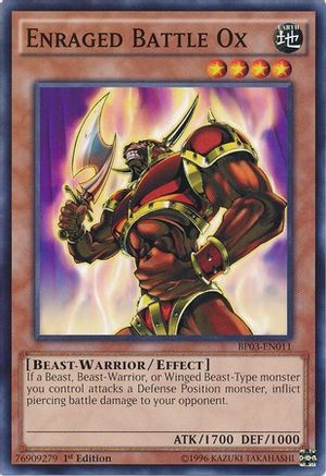 Enraged Battle Ox (BP03-EN011) - Battle Pack 3: Monster League 1st Edition Battle Pack 3: Monster League Yugioh Single  Squirtle Squad Card Shop.
