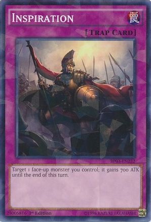 Inspiration (Shatterfoil) (BP03-EN232) - Battle Pack 3: Monster League 1st Edition Battle Pack 3: Monster League Yugioh Single  Squirtle Squad Card Shop.