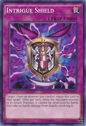 Intrigue Shield (BP03-EN231) - Battle Pack 3: Monster League 1st Edition Battle Pack 3: Monster League Yugioh Single  Squirtle Squad Card Shop.