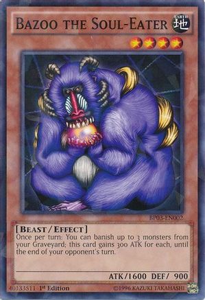 Bazoo the Soul-Eater (Shatterfoil) (BP03-EN002) - Battle Pack 3: Monster League 1st Edition Battle Pack 3: Monster League Yugioh Single  Squirtle Squad Card Shop.