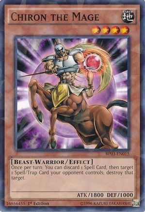 Chiron the Mage (Shatterfoil) (BP03-EN015) - Battle Pack 3: Monster League 1st Edition Battle Pack 3: Monster League Yugioh Single  Squirtle Squad Card Shop.